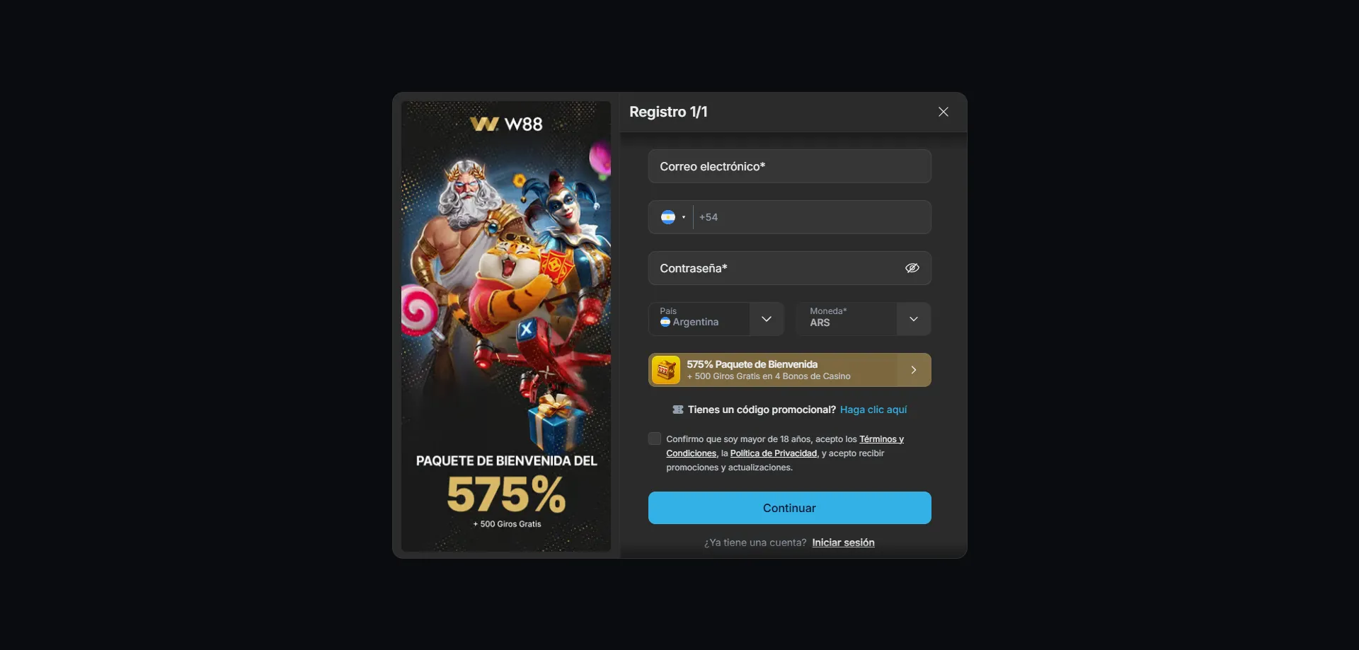 w88 Casino aanmeldprocedure voor nieuwe Nederlandse spelers